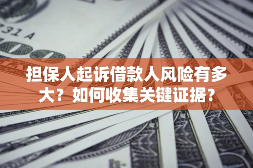 济南担保人起诉借款人风险有多大？如何收集关键证据？