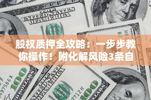 济南股权质押全攻略：一步步教你操作！附化解风险3条自救法则