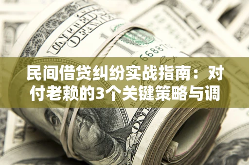 济南民间借贷纠纷实战指南：对付老赖的3个关键策略与调解盲区解析